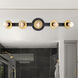 Harmoni 5 Light 24.25 inch Matte Black Vanity Light Wall Light